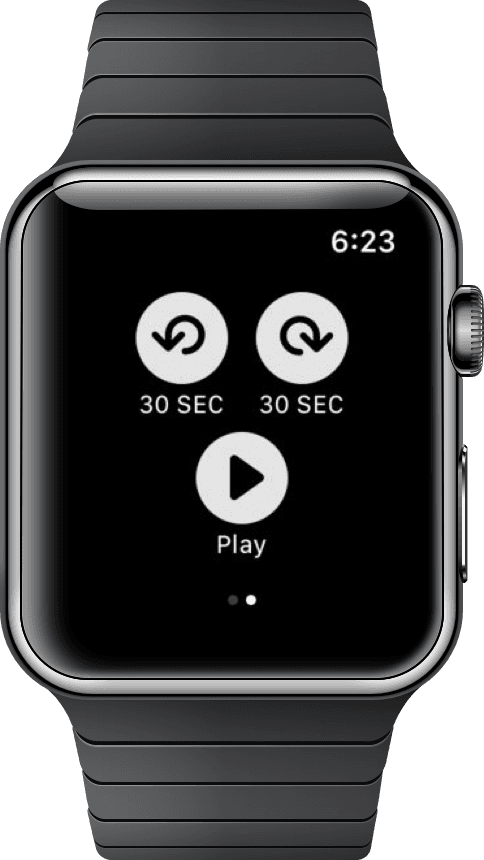 watchOS workout controls