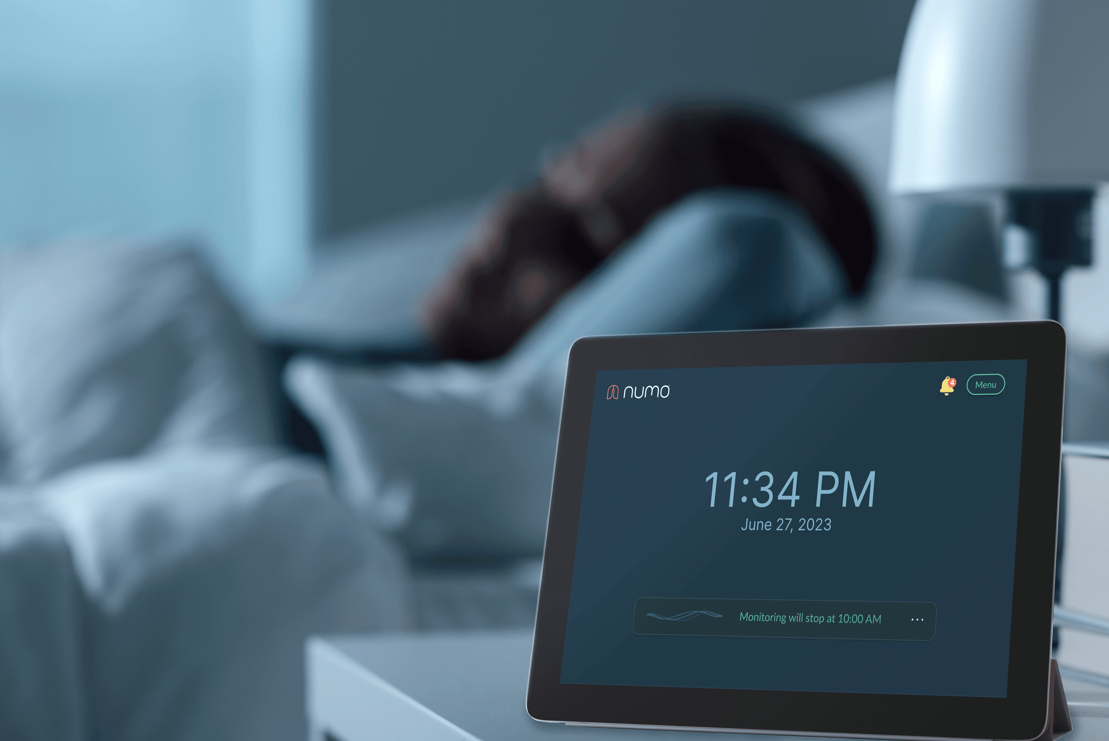 Passive overnight monitoring bedside context